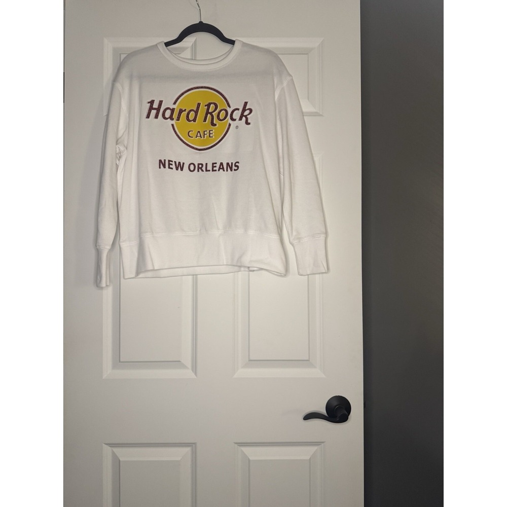 Hard Rock Cafe New Orleans Crewneck Pullover Sweatshirt Women's Small Nwt